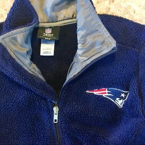 NWOT Girls size 14 New England Patriots fleece.